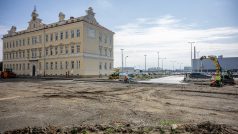 Probíhající rekonstrukce třídy Václava Klementa dne 5. srpna 2025 (Archivní foto)