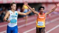 Michal Rada byl jedním z členů české juniorské štafety, která získala na mistrovství světa zlaté medaile