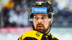 Zklamaný litvínovský útočník Axel Holmström. Zrovna on si ze zápasu odnesl aspoň asistenci na jediný gól domácích.