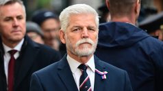 Prezident Petr Pavel během oslav 17. listopadu