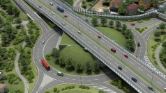 Radiála má vnější a vnitřní okruh na jihozápadě metropole, má svést dopravu ze stávajících přetížených silnic.