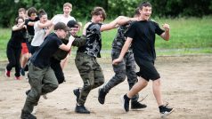 Airsoftový military larp tábor