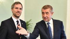 Pražský primátor Zdeněk Hřib (vlevo) a premiér Andrej Babiš