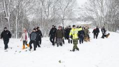 Kutnohorští policisté, hasiči a dobrovolníci už více jak týden pátrají po seniorovi ze Schořova, který odešel z domu a nevrátil se, 10.1.2019