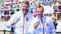 Jakub Špicar a Daniel Havel se stříbrnými medailemi z mistrovství Evropy v Račicích
