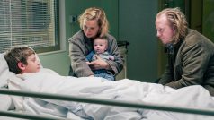 Jakub Barták, Kristýna Kociánová a Štěpán Kozub ve filmu Útěk