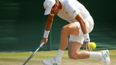 Tomáš Berdych postoupil jako jediný Čech do třetího kola Wimbledonu