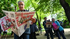 Komunisté se sešli na prvomájové akci v Praze