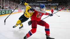 Lukáš Sedlák podstoupil proti Švédům mnoho tvrdých osobních soubojů