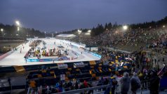 Vysočina Arena před startem