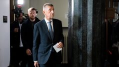 Andrej Babiš přichází k Vrchnímu soudu v Praze v kauze Čapí hnízdo