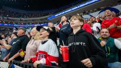 Fanoušci znovu dokázali zaplnit pražskou O2 Arenu, tentokrát na zápas se Švýcarskem