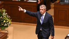 Andrej Babiš ve sněmovně