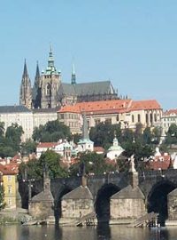 Karlův most a Pražský hrad