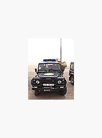 vůz českých vojenských policistů v Iráku
