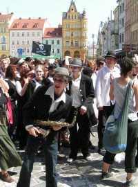 Studentský majáles - průvod