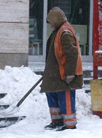 úklid sněhu