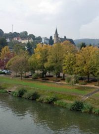 Schengen - panorama z mostu