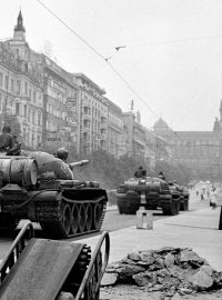 Fotografie z výstavy &quot;1945 Osvobození...1968 Okupace / Sovětská vojska v Československu&quot;, kterou 5. 8. 2008 otevřel Pražský dům fotografie, Autor snímku: Vladimír Lammer