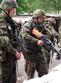 příprava vojáků KFOR na misy v Kosovu