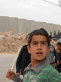 Palestinské děti v uprchlickém táboře