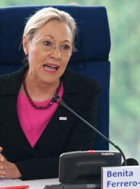 Evropská komisařka pro vnější vztahy Benita Ferrero-Waldner