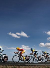 Cyklisté týmu Astana