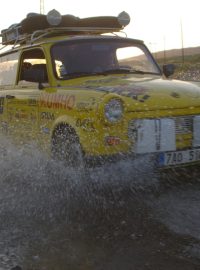 Expediční trabant v akci