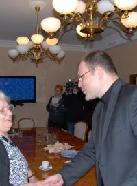 Paní Řeháková s primátorem