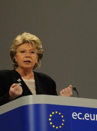 Eurokomisařka Viviane Redingová