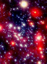 Hvězdy v okolí černé díry v centru naší galaxie