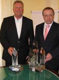 Starosta Berouna Jiří Besser a místostarosta Tomáš Havel (zleva)