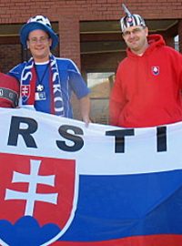 Slovenští fanoušci v Pretorii