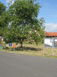 Velká Chmelištná - centrum obce