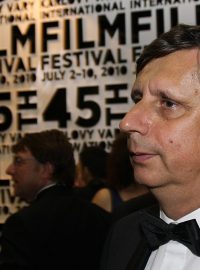 Premiér v demisi Jan Fischer na MFF Karlovy Vary