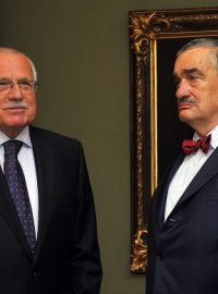 Václav Klaus a Karel Schwarzenberg