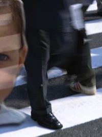 Děti na přechodech - ilustr. foto