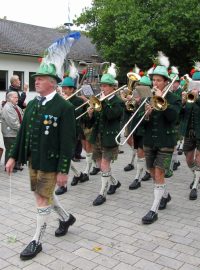 Historický průvod před zahájením Oktoberfestu v Mnichově