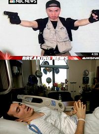 Střelec Čo Sung-Hu a jeho oběť Colin Goddard