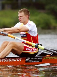 Ondřej Synek při tréninku