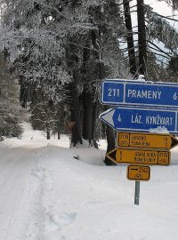 Obec Prameny nedaleko Mariánských Lázní