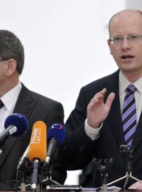 Bohuslav Sobotka a Lubomír Zaorálek