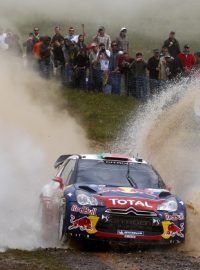 Francouz Sebastian Loeb je zatím po 2. etapě Portugalské rallye se svým Citroenem druhý