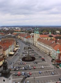 Hradec Králové, kde V.Hanka navštěvoval gymnázium