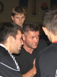 Trenér volejbalistů Českých Budějovic Petr Brom