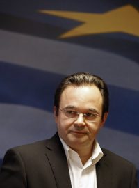 Ministr financí George Papaconstantinou. Řecko