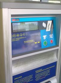 Automat na regulační poplatky v břeclavské nemocnici