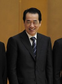 Čínský premiér Wen Ťia-pao, japonský premiér Naoto Kan a jihokorejský prezident I Mjong-bak (zleva) v Tokiu