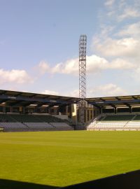 Čeští hráči absolvují na Viborg Stadium před Ukrajinou jediný trénink