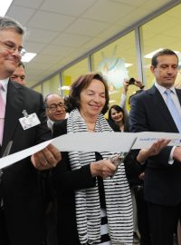 Slavnostní otevření nově zrekonstruované dětské části nemocnice Motol, Livia Klausová.